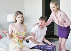 Mẹ kế bắt cô con gái riêng của ông chồng làm tình với cậu con trai